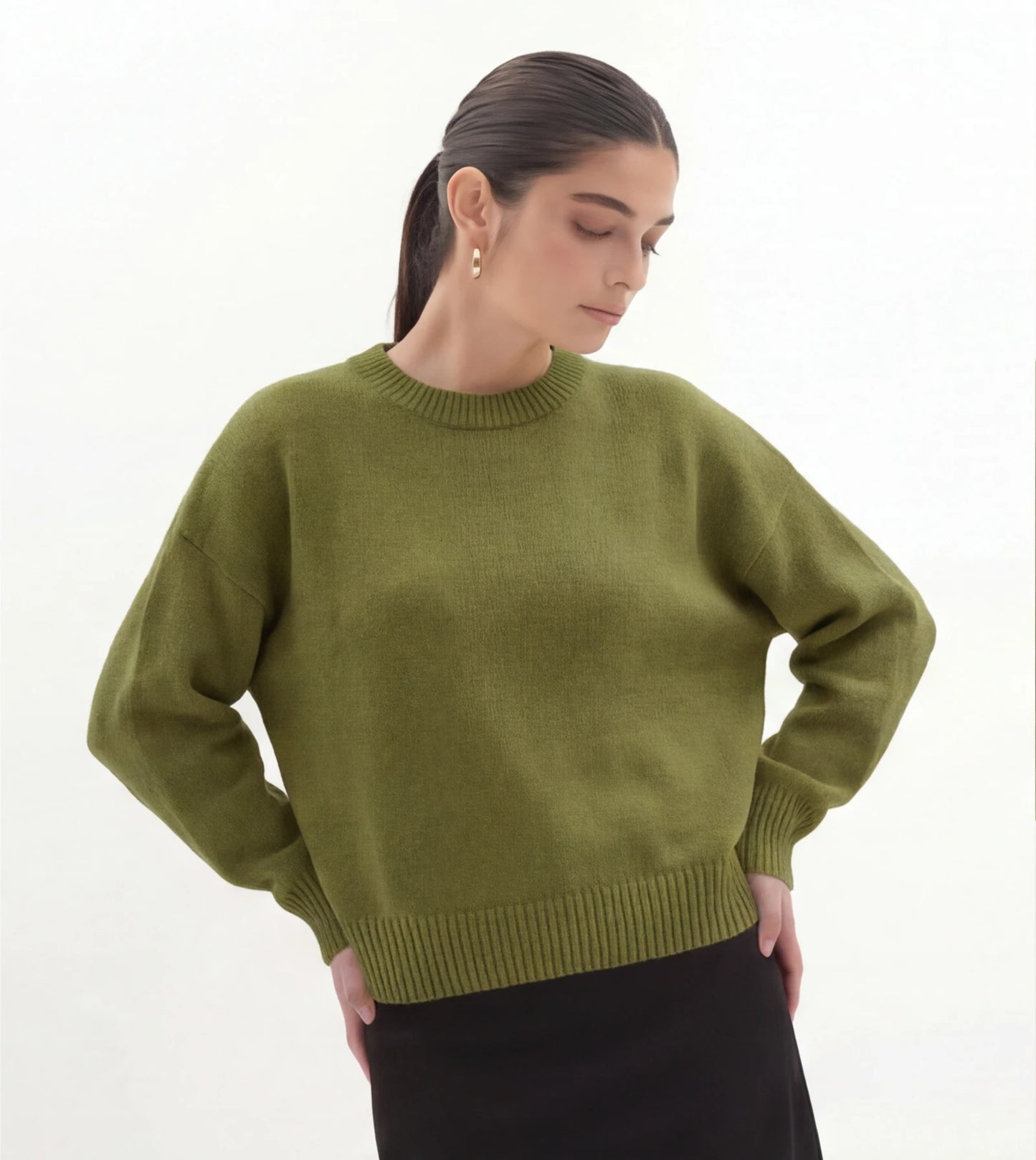 kleur: olijfgroen