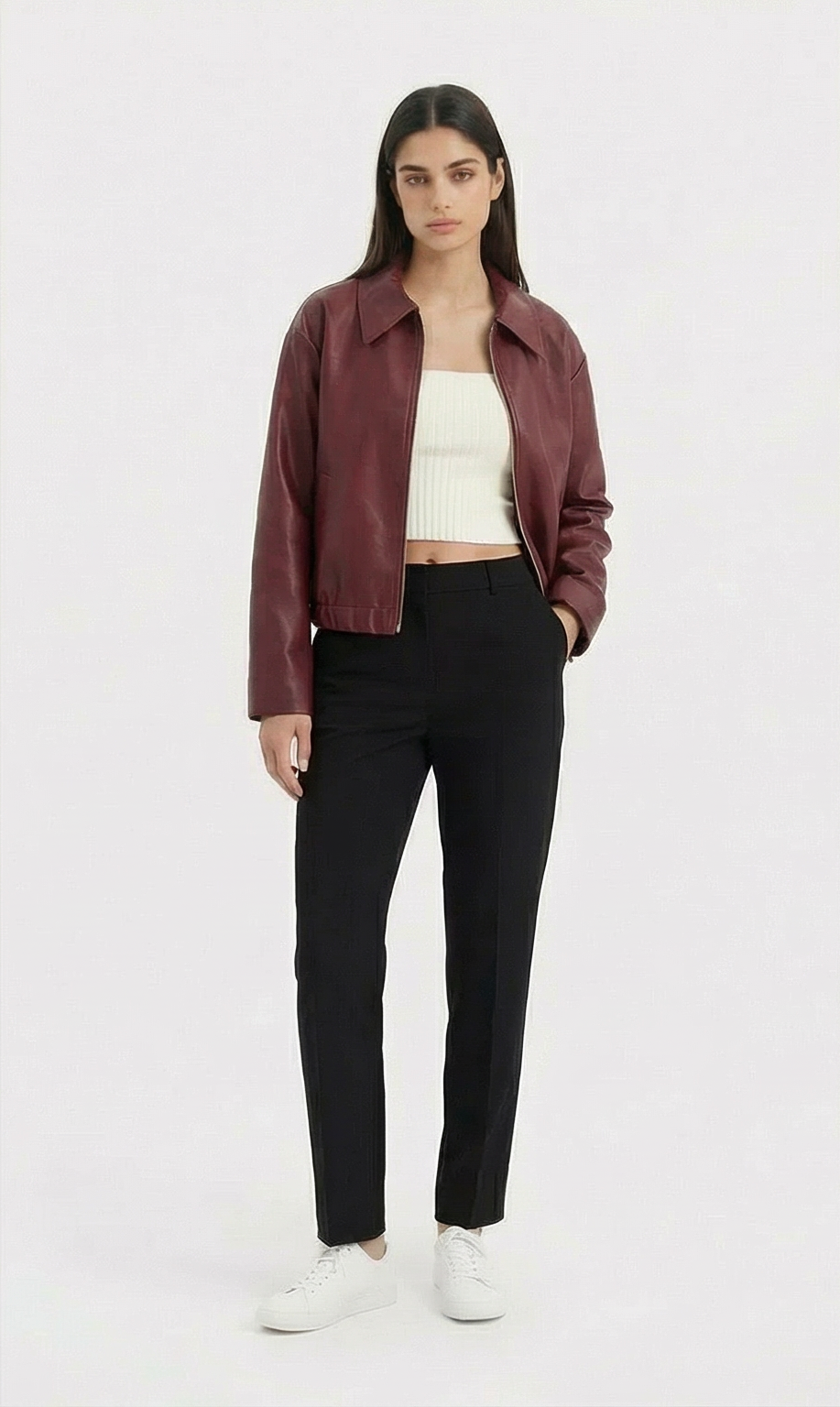Leren Bikerjack | Edgy & Elegant Elivra