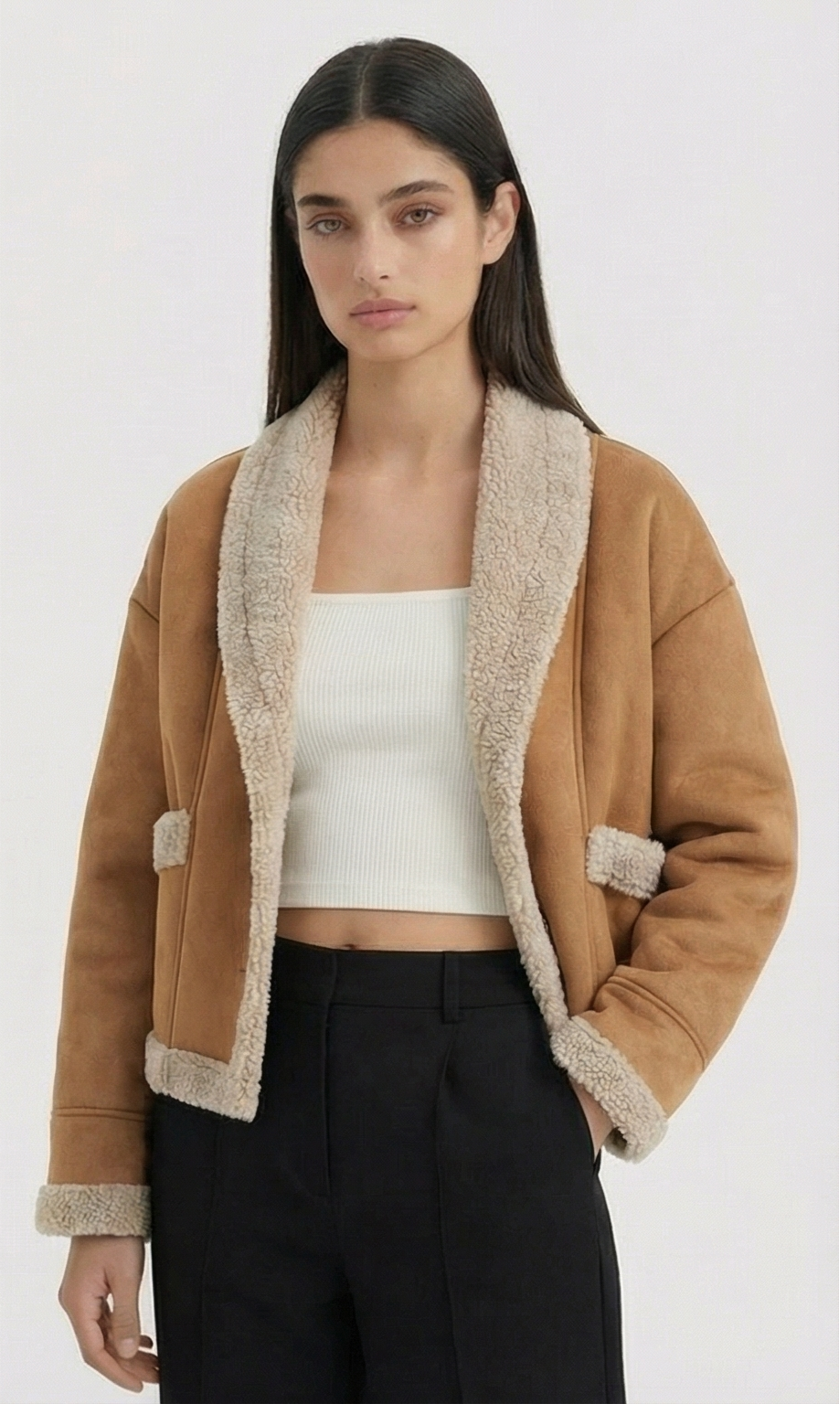 Teddy Shearling Jasje | Warm & Stijlvol Elivra