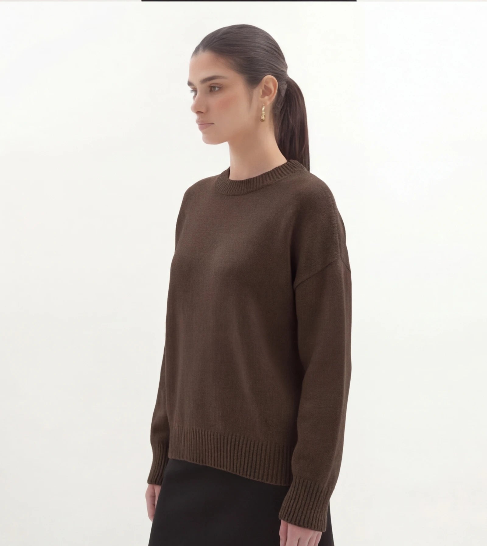 kleur: donker bruin