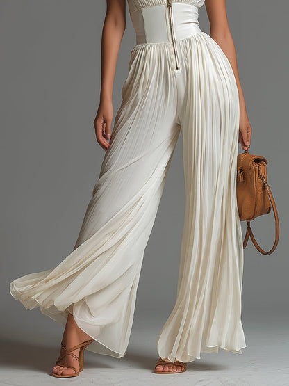 Laure™ | Elegante Mouwloze Jumpsuit met V-Hals
