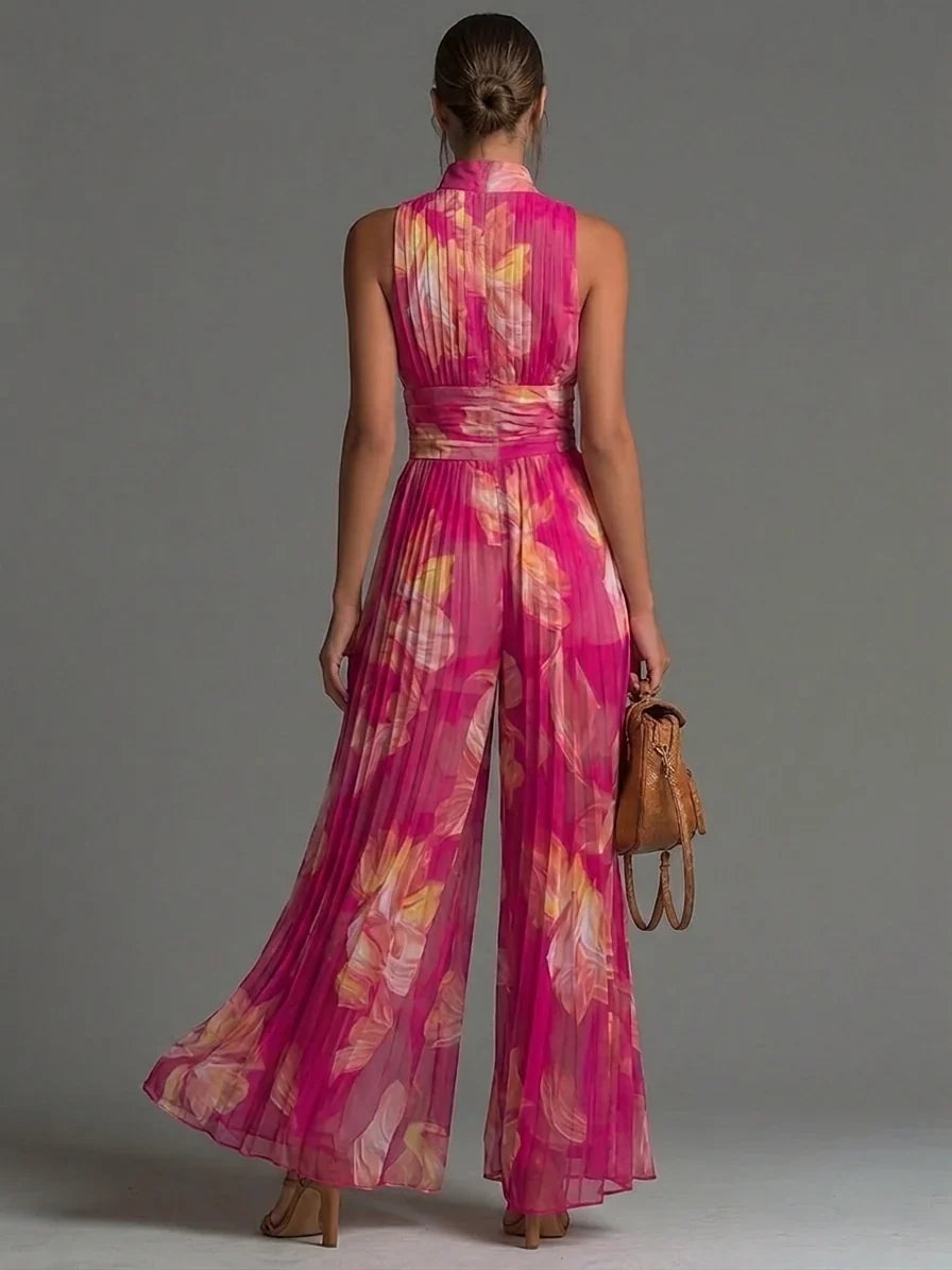 Laure™ | Elegante Mouwloze Jumpsuit met V-Hals