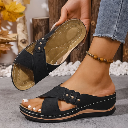 Estelle™ | Orthopedische Sleehak Sandalen