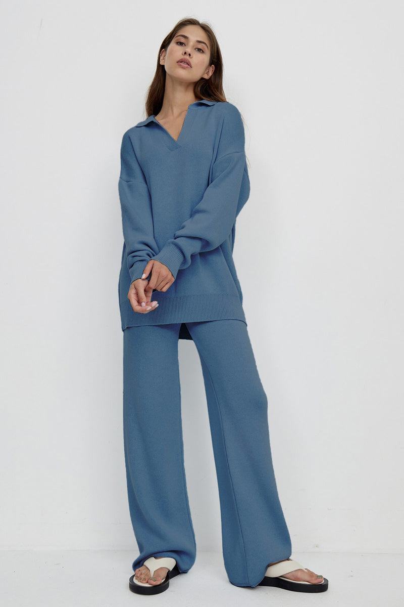 Plush & Preppy Camel Two-Piece Set Elivra