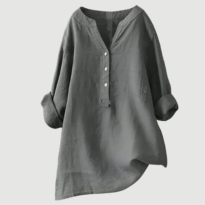 Norina | Comfort Linnen Blouse
