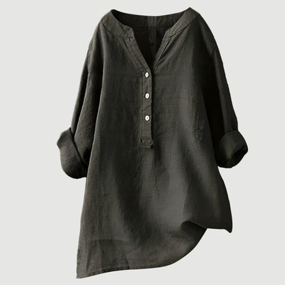 Norina | Comfort Linnen Blouse