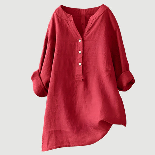 Norina | Comfort Linnen Blouse