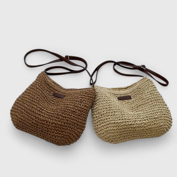 Elodie™ | Elegante Geweven Schoudertas