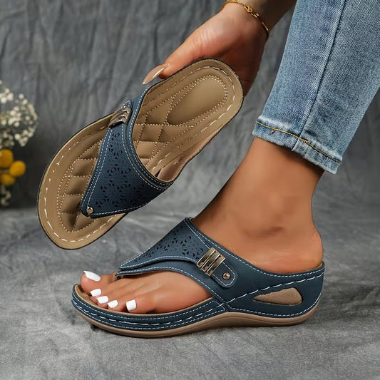 Calira™ | Comfort Sleehak Sandalen met Ondersteuning