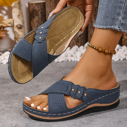 Estelle™ | Orthopedische Sleehak Sandalen