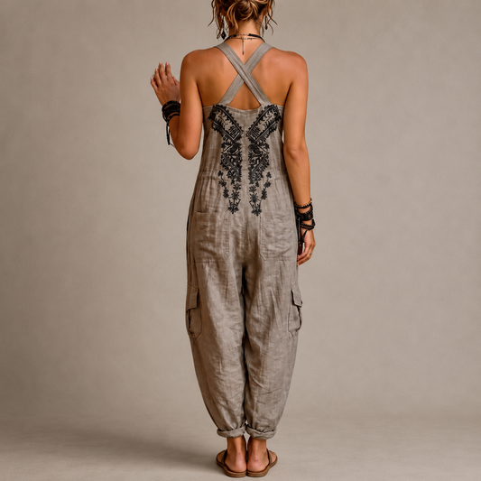 Malwina™ | Bohemian Jumpsuit met Borduursel