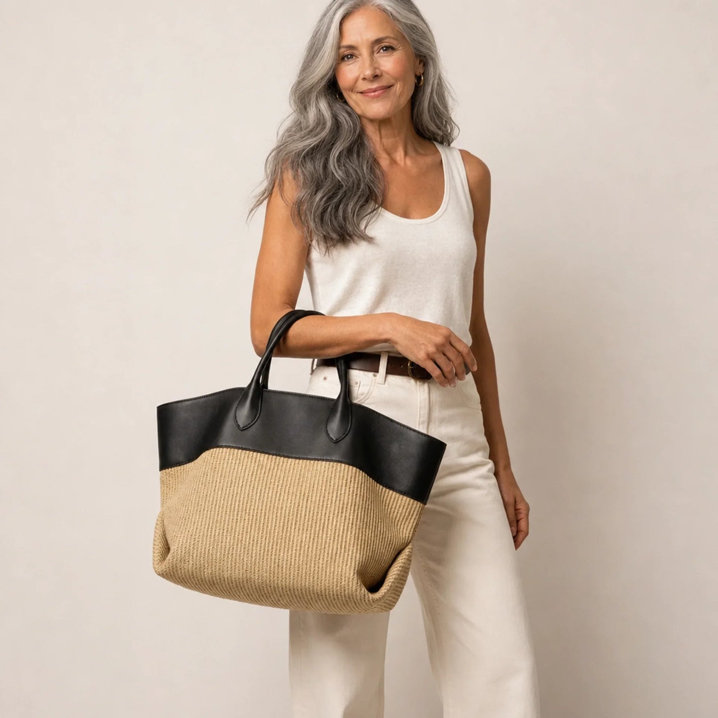 Camille™ | Colorblock Shopper Met Luxe Uitstraling